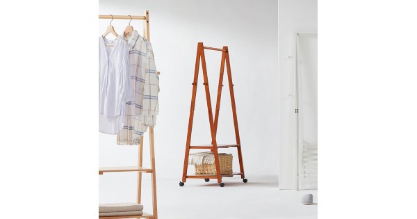 Argos home belvoir bamboo outlet half size clothes rail